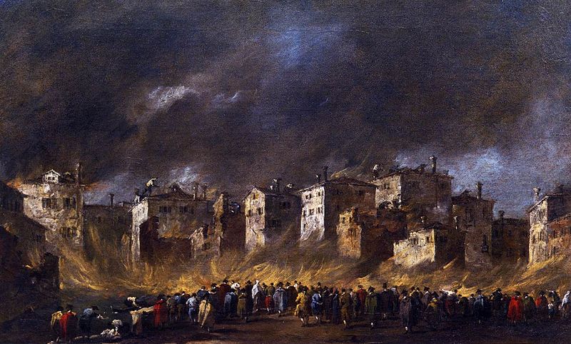 Francesco Guardi Fire in the San Marcuola